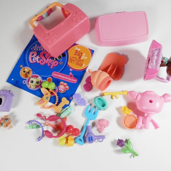 Littlest Pet Shop Accessory Small Lot Sandbox Treats  Bowls LPS MIni Cat Diner - Picture 7 of 7